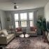 Cozy living room at Legacy Lodgings